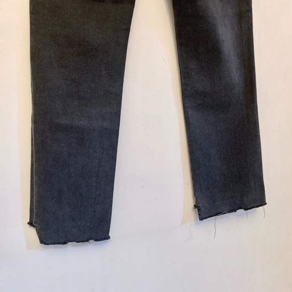 Frame Denim  Le High Straight Raw Stagger Jeans in Noise Size 29 - Picture 6 of 14